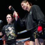Katie Taylor has young fan in tears as she gives boxing lesson before final fight